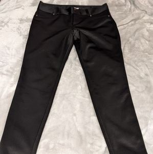 Shiny Black New York and Co. Dress Pants